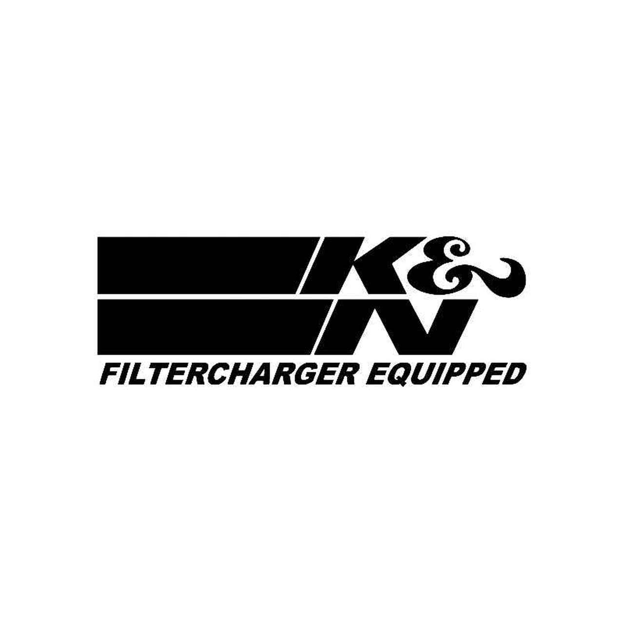 K&N Logo - K&N Filtercharger Equipped