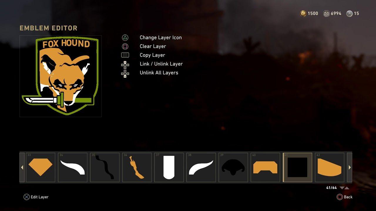 Foxhound Logo - Call of Duty WWII: Metal Gear Solid Foxhound emblem guide