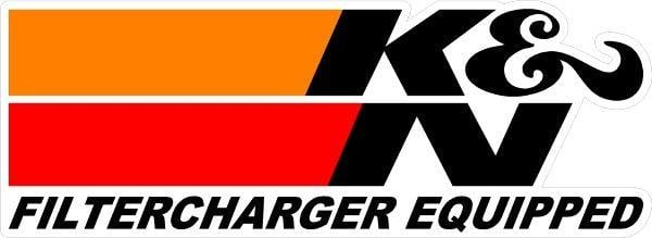 K&N Logo - K&N Air Filters Decal / Sticker 03