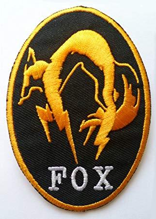 Foxhound Logo - METAL GEAR SOLID Kojima / Foxhound Logo Iron or Sew On Embroidered Patch