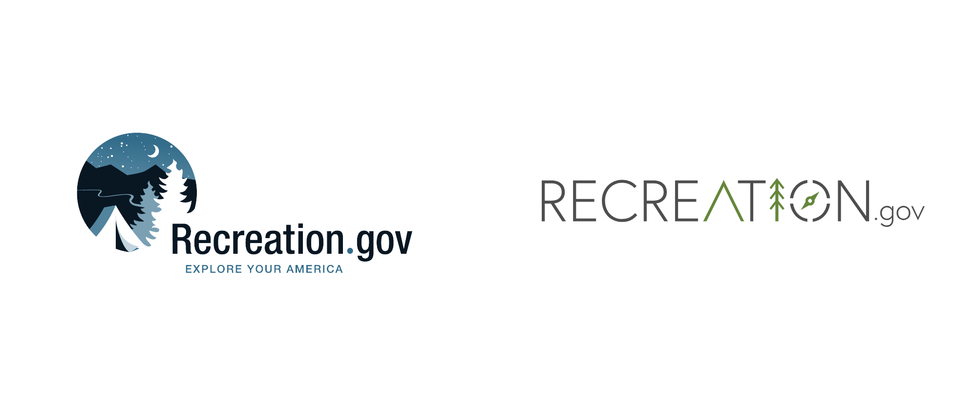 Recreation.gov Logo - Brand New: New Logo for Recreation.gov
