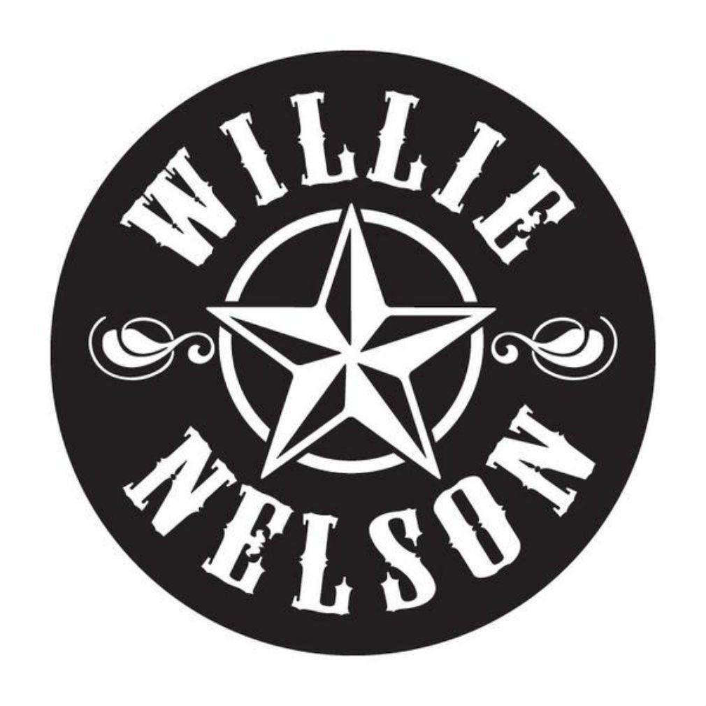 Nelson Logo - Willie Nelson Official Star Logo Sticker 3.5: Toys & Games