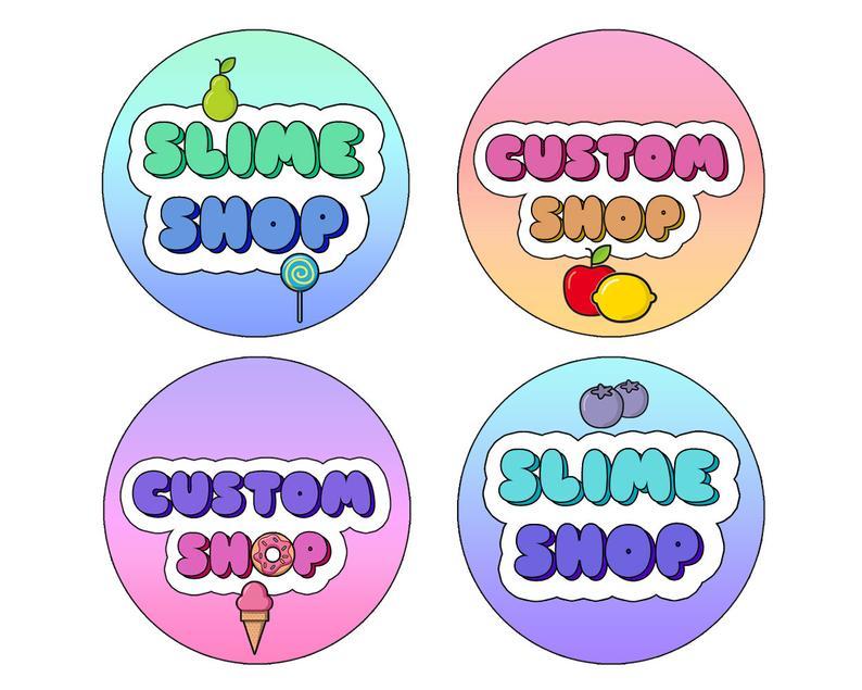 Slime Logo - Slime Logo - Slime Logo Stickers - Logos for Slime - Slime Fansign - Slime  Stickers - Logo for Slime - Custom Slime Stickers - Slime Logos