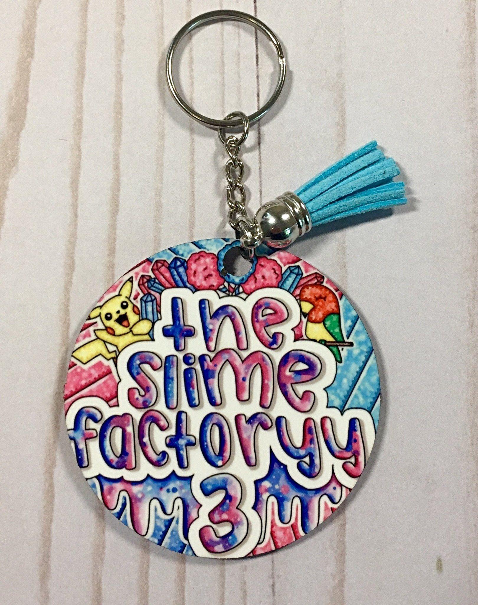Slime Logo - Slime Logo Custom Keychains