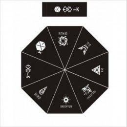 EXO-K Logo - EXO EXO K EXO M : K Logo Foldable Umbrella [AEX]