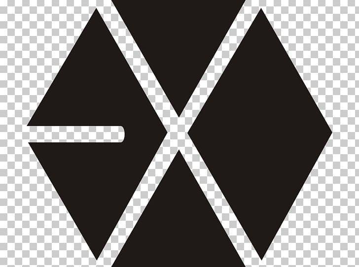 EXO-K Logo - EXO K Pop Logo Mama XOXO PNG, Clipart, Angle, Art, Black, Black