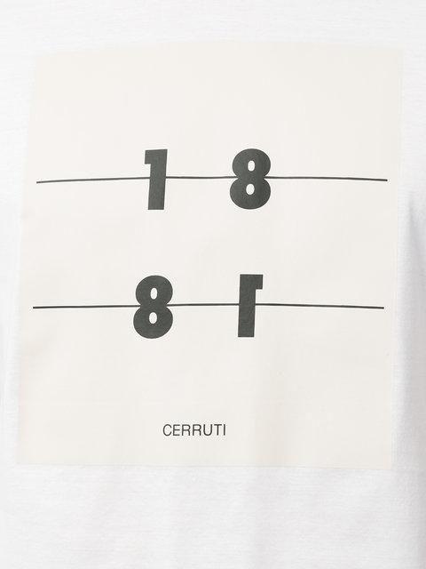 Cerruti Logo - Cerruti 1881 Logo Print T Shirt In White