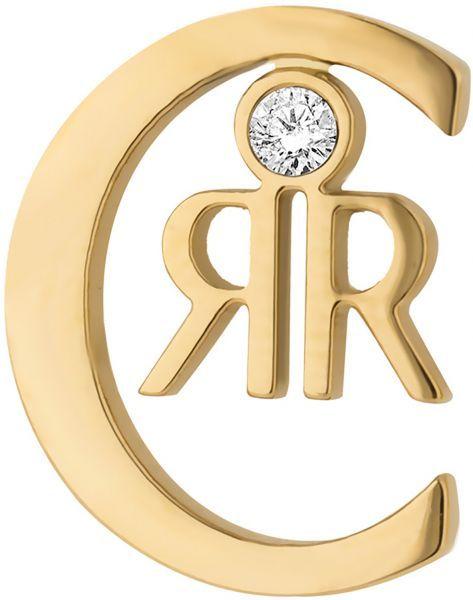 Cerruti Logo - Cerruti 1881 Gold Plated Golden Logo Stud Earring | Souq - Egypt