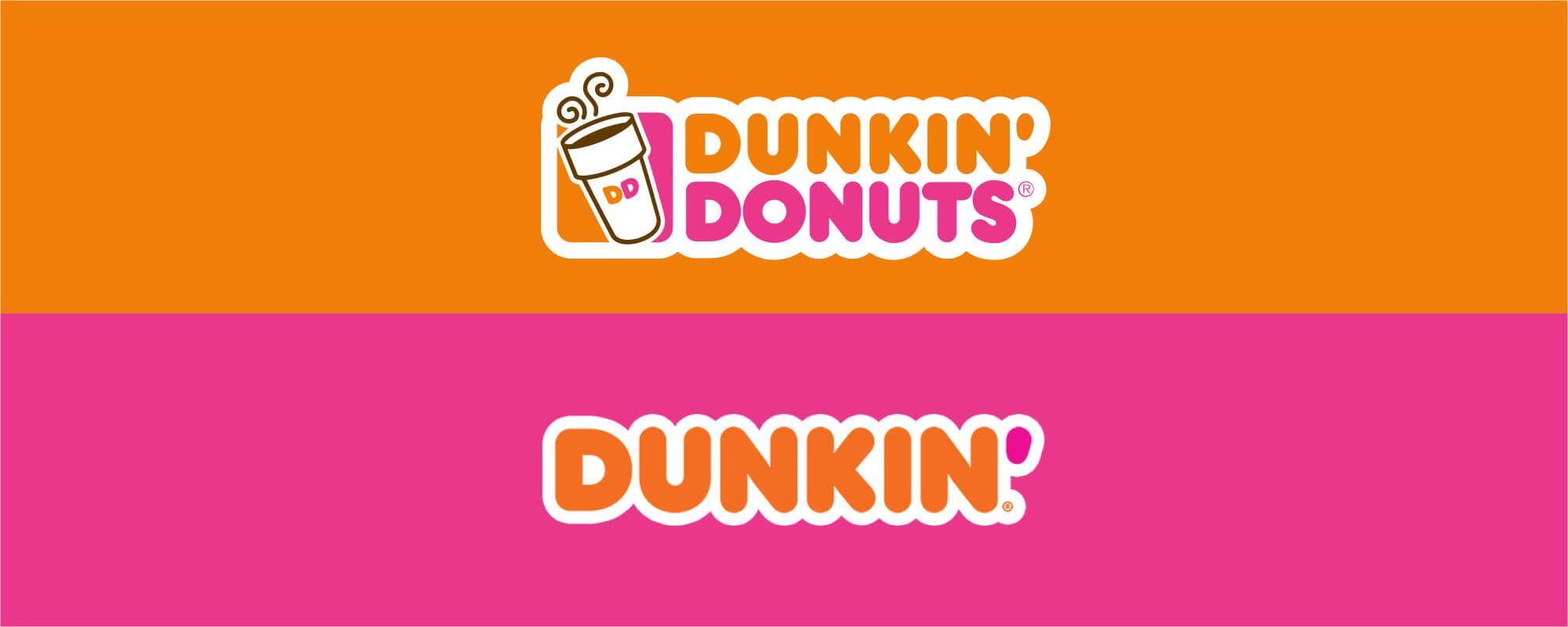 Dunkin Logo - 10 of the biggest brand logo redesigns of 2018 | Major Tom