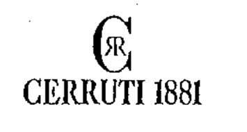 Cerruti Logo - CRR CERRUTI 1881 Trademark of CERRUTI 1881 Serial Number: 75000841