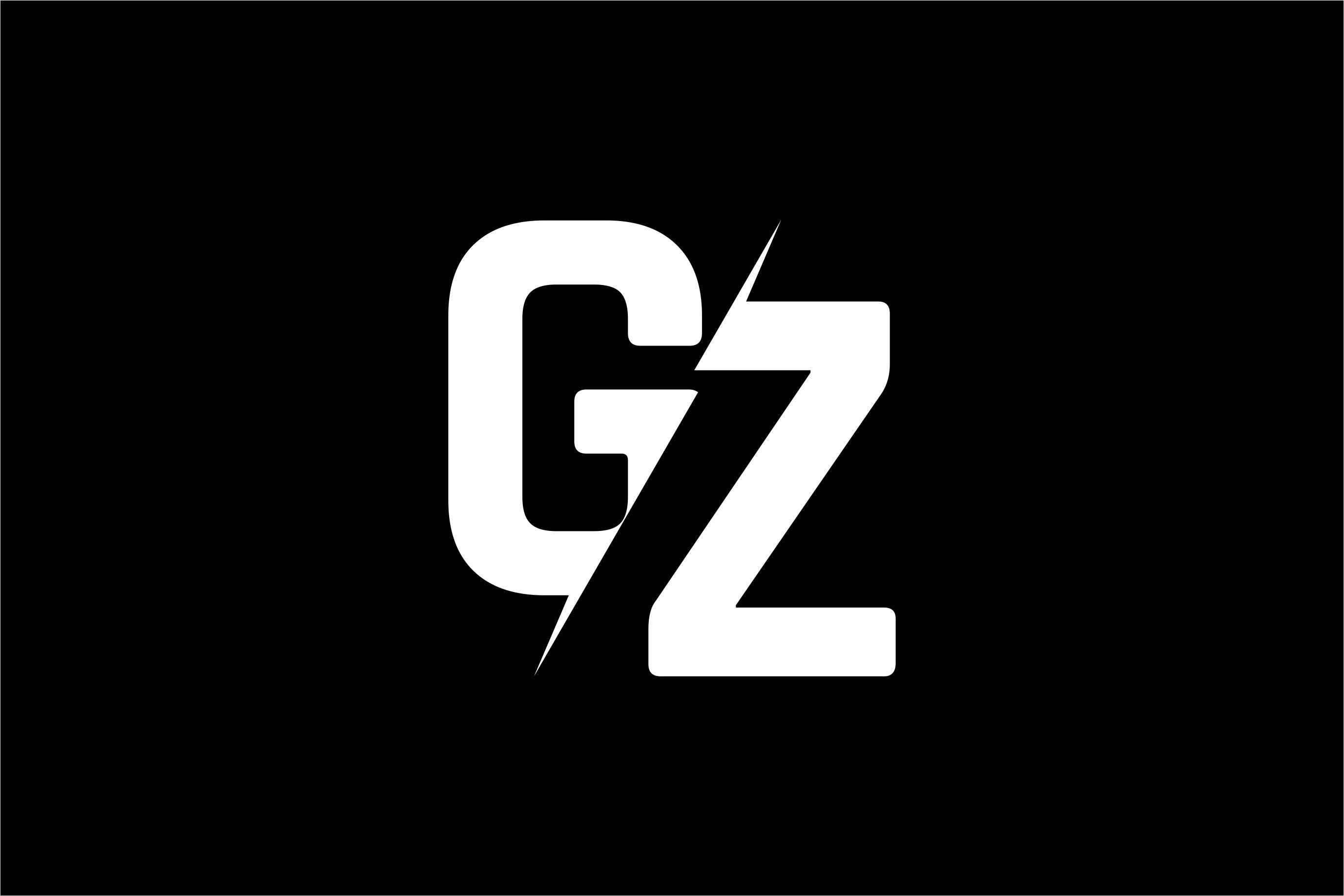 Gz Logo - Monogram GZ Logo Design
