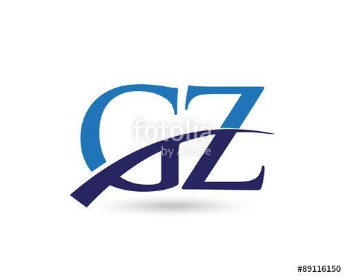 Gz Logo - GZ Logo Letter Swoosh Stock Image And Royalty Free Vector Files