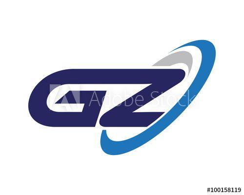 Gz Logo - GZ Letter Swoosh Media Technology Logo - Buy this stock vector and ...