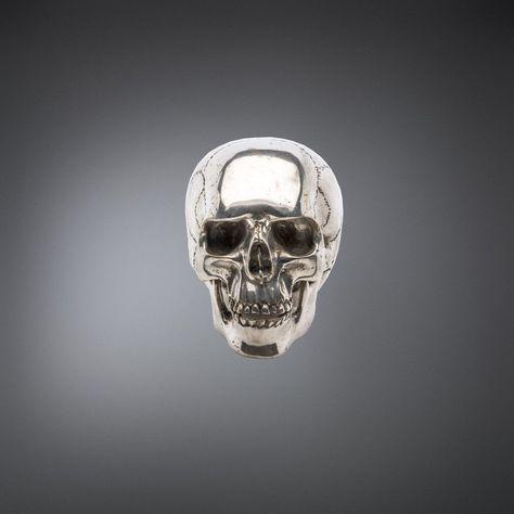 Qod Logo - Metal Skull With Qod Logo