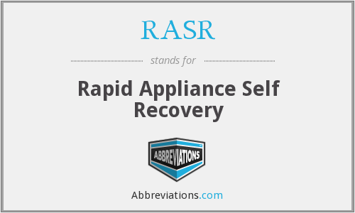 Rasr Logo - RASR - Rapid Appliance Self Recovery
