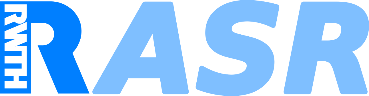 Rasr Logo - RWTH ASR RWTH Aachen University Speech Recognition System