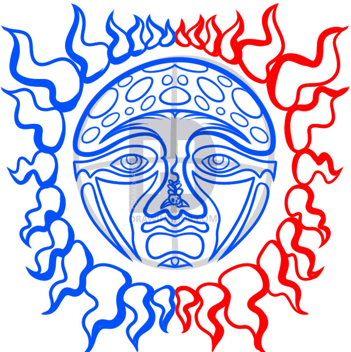 Sumblime Logo - How To Draw Sublime Sun Logo, Sublime Sun, Step by Step, Drawing ...