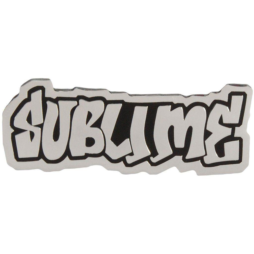 Sumblime Logo - Logo On Silver Sticker