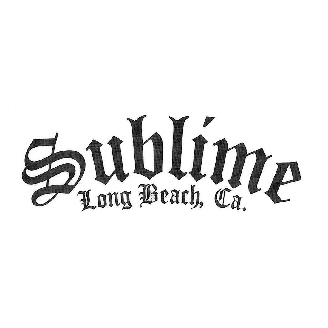 Sumblime Logo - Long Beach Rub On Sticker