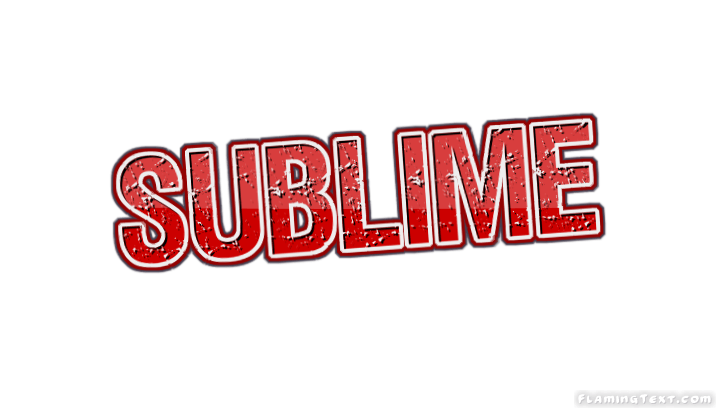 Sumblime Logo - Sublime Logo | Free Name Design Tool from Flaming Text