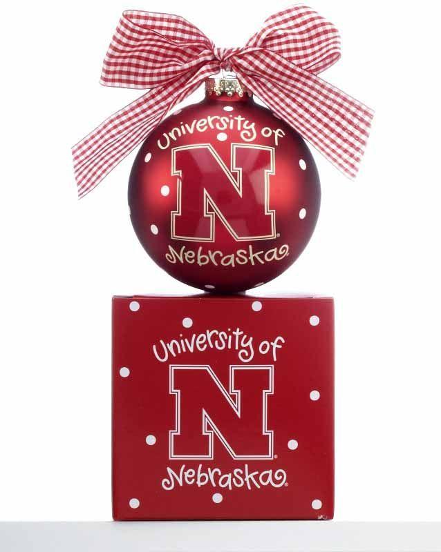 Nebraska Logo - University of Nebraska Logo - Personalized Christmas Ornament | Ornament  Shop