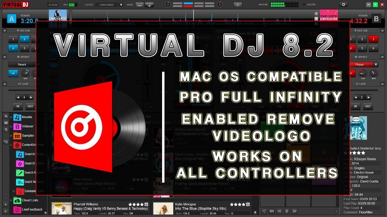 VirtualDJ Logo - [UPDATED WORKING! VIRTUAL DJ 2019 8.3 NO VIDEO LOGO MAC & WINDOWS PRO INFINITY