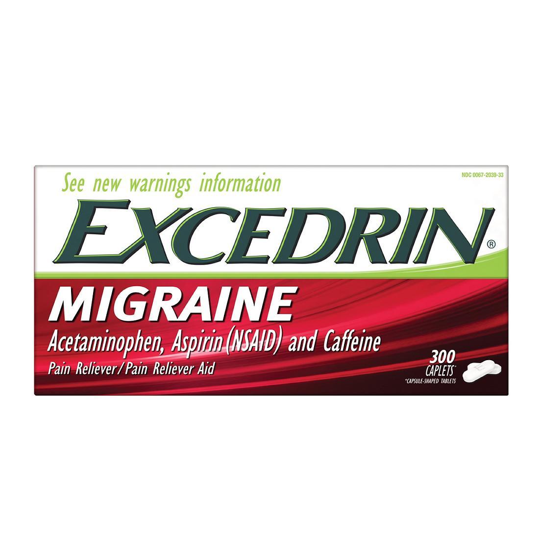 Excedrin Logo - Excedrin Migraine Caplets, 300 ct.