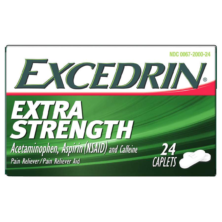 Excedrin Logo - Excedrin Extra Strength Acetaminophen Caplets