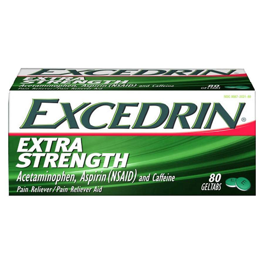 Excedrin Logo - Excedrin Extra Strength Pain Reliever Geltabs