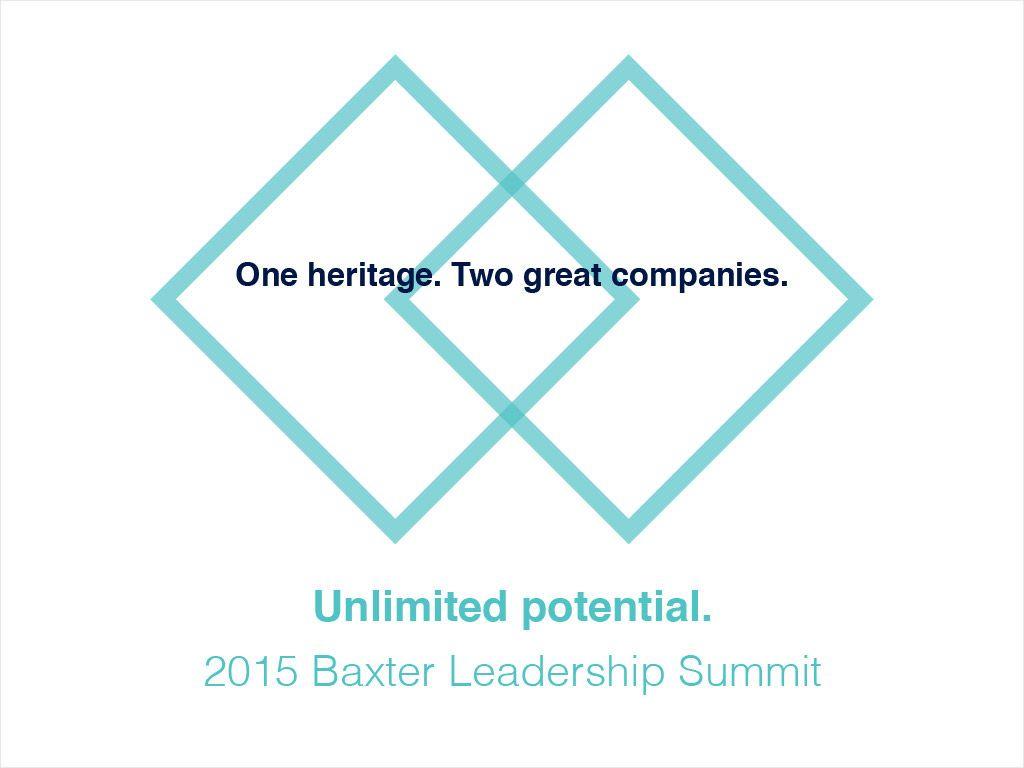 Baxalta Logo - Baxter Baxalta Summit Meeting Logo & PowerPoint