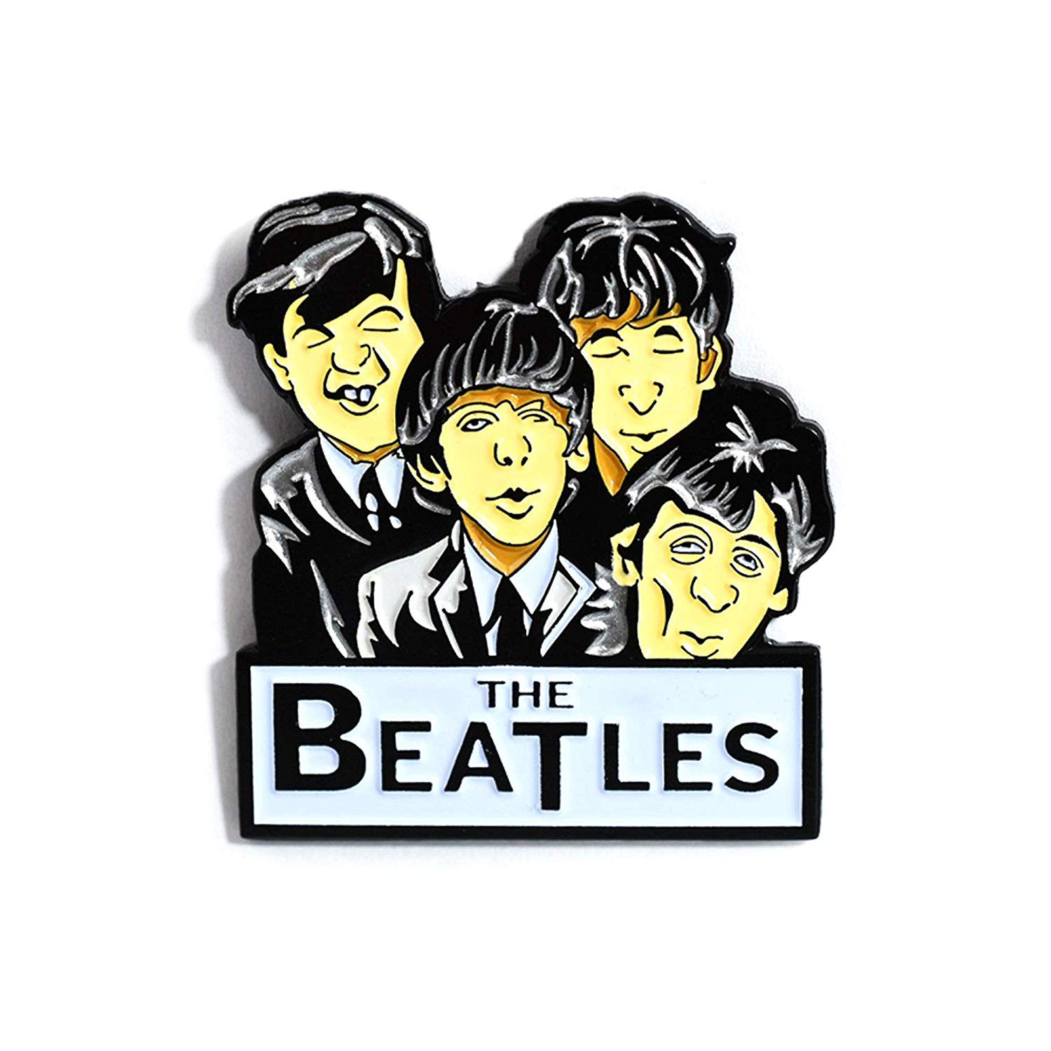 Beatles Logo - The Beatles Band Logo Metal Pin Badge
