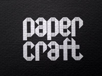 Papercraft Logo - Papercraft logo by Oskar Wettergren on Dribbble