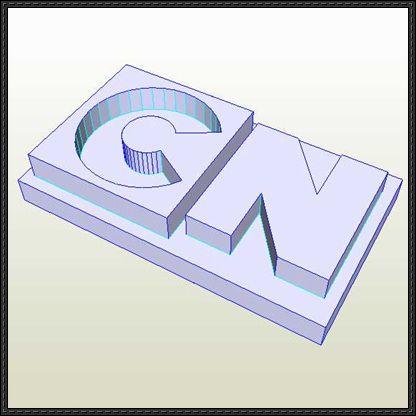 Papercraft Logo - Cartoon Network Logo Free Papercraft Download