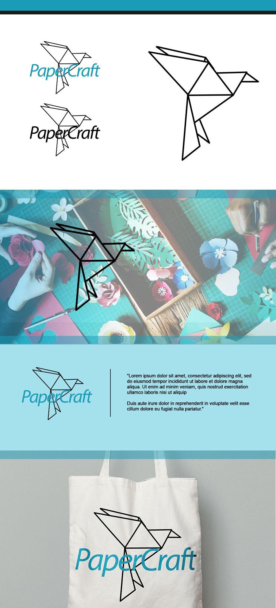 Papercraft Logo - ArtStation - PaperCraft - Logo, Tess Mathey