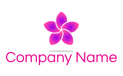 Flower Text Logo - Flower Logos - Free Logo Maker