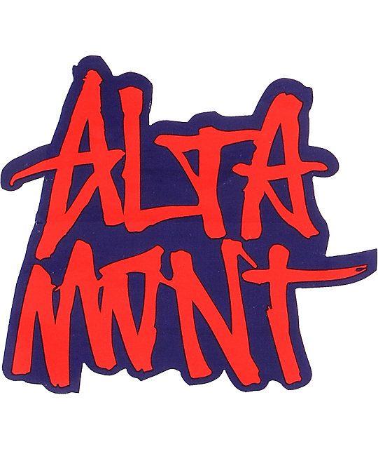 Altamont Logo - Altamont 4 Logo Sticker | Zumiez