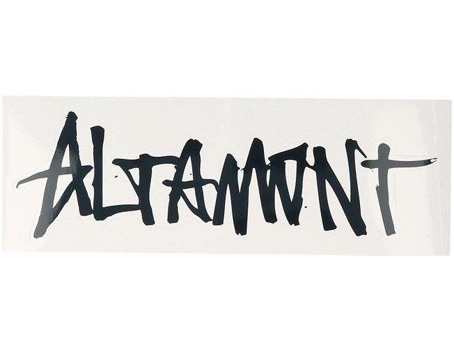 Altamont Logo - Sticker Clean Logo 7,5x15 CM White - Altamont accessories ...