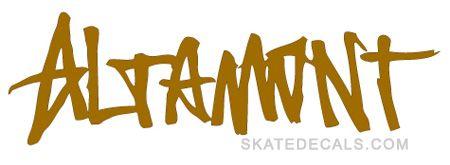 Altamont Logo - Altamont Skate Stickers Decals [altamont Word Logo] $3.95