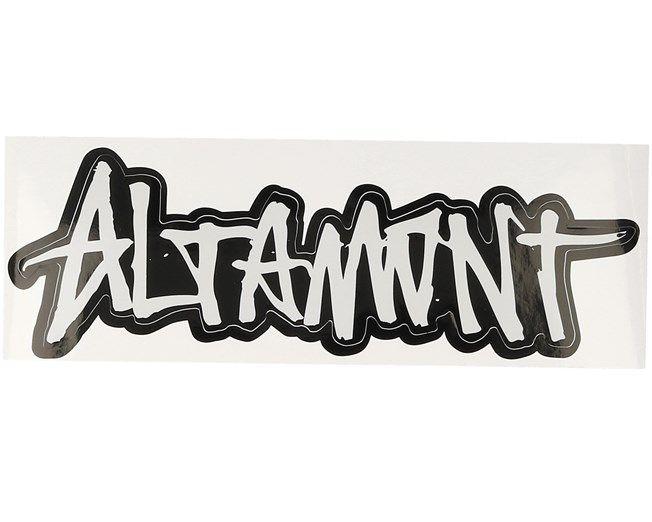 Altamont Logo - Sticker Graffiti Logo 7,5x15 Black - Altamont accessories ...