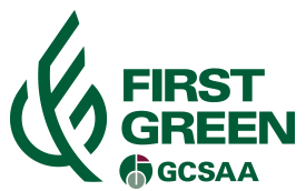 GCSAA Logo - First Green. A GCSAA Program. STEM Education Program