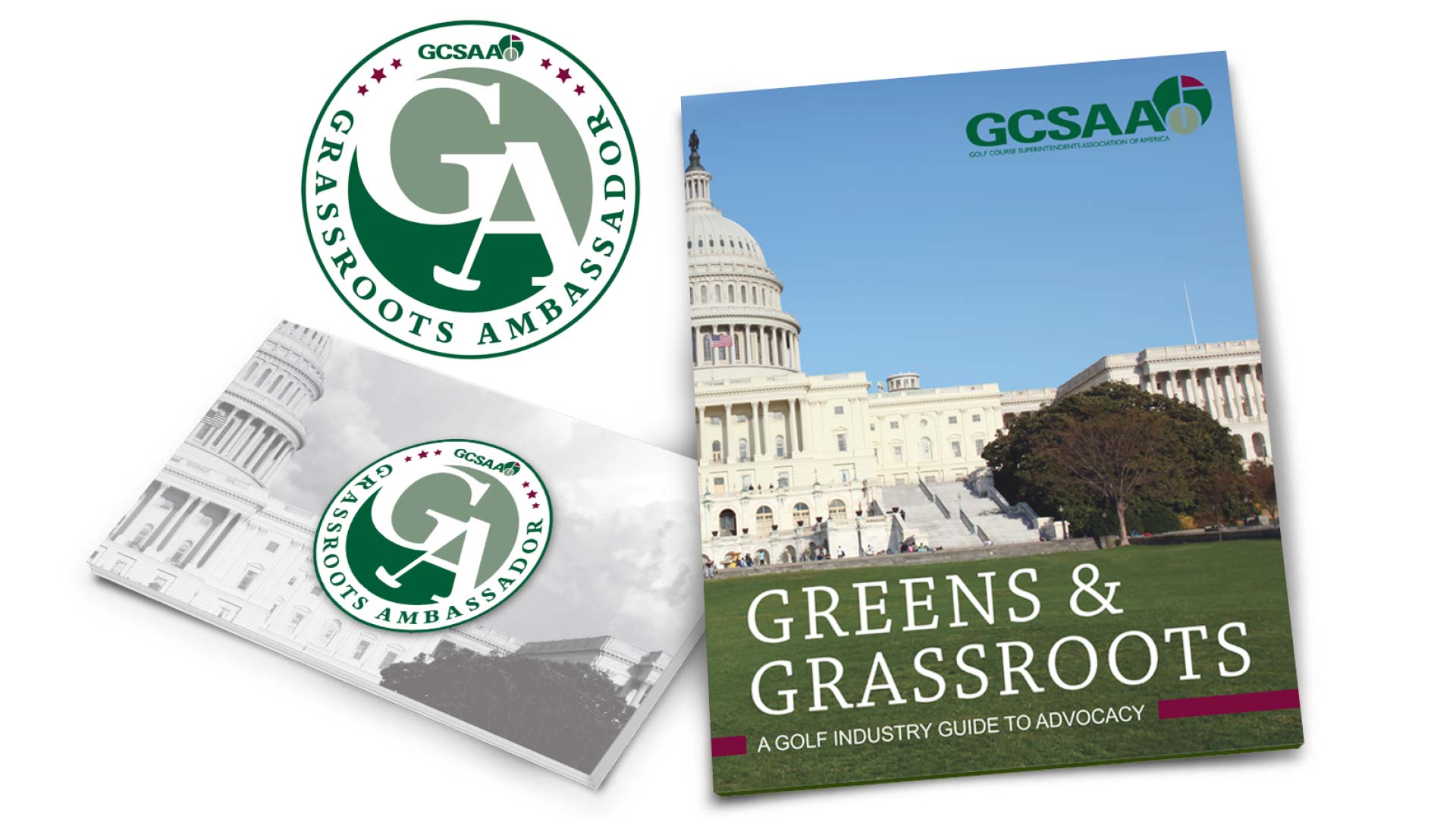 GCSAA Logo - Golf Course Superintendents Association of America Brand Identity