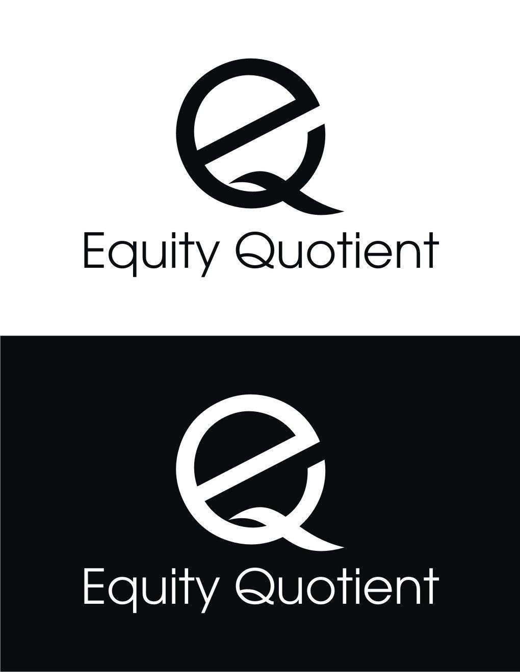 Quotient Logo - Elegant, Modern, Equity Logo Design for E.Q.= Equity Quotient