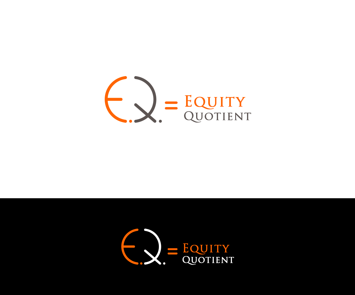 Quotient Logo - Elegant, Modern, Equity Logo Design for E.Q.= Equity Quotient by ...
