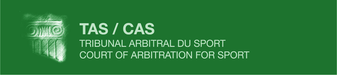 CAS Logo - CAS logos Arbitral du Sport / Court of Arbitration for Sport