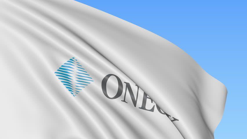 ONEOK Logo - Waving Flag with Oneok Logo. Stock Footage Video (100% Royalty-free)  27578134 | Shutterstock
