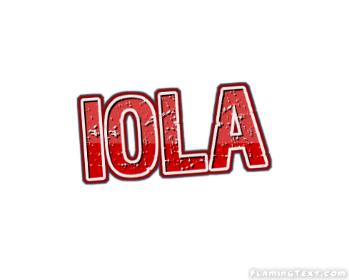 Iola Logo - United States of America Logo | Free Logo Design Tool from Flaming Text