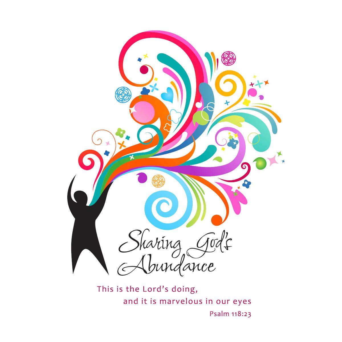 Sharing Logo - Sharing God's Abundance - Lord of Life Lutheran Church