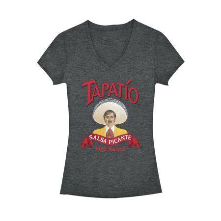 Tapatio Logo - Tapatio Juniors' Salsa Picante Original Logo V-Neck T-Shirt