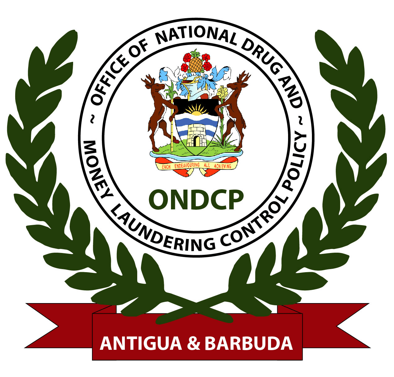 ONDCP Logo - ONDCP Antigua and Barbuda. Organization of Drug and Money