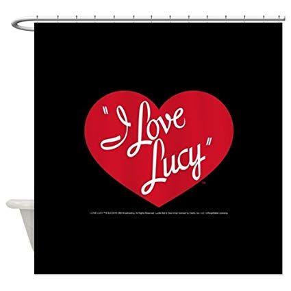 Lucy Logo - CafePress I Love Lucy: Logo Decorative Fabric Shower